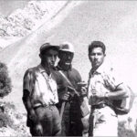 سهراب سپهری . با پسرعمويش كيومرث - سال ۱۳۳۸